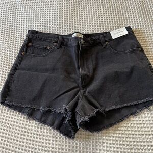 Abercrombie Mom Shorts Black